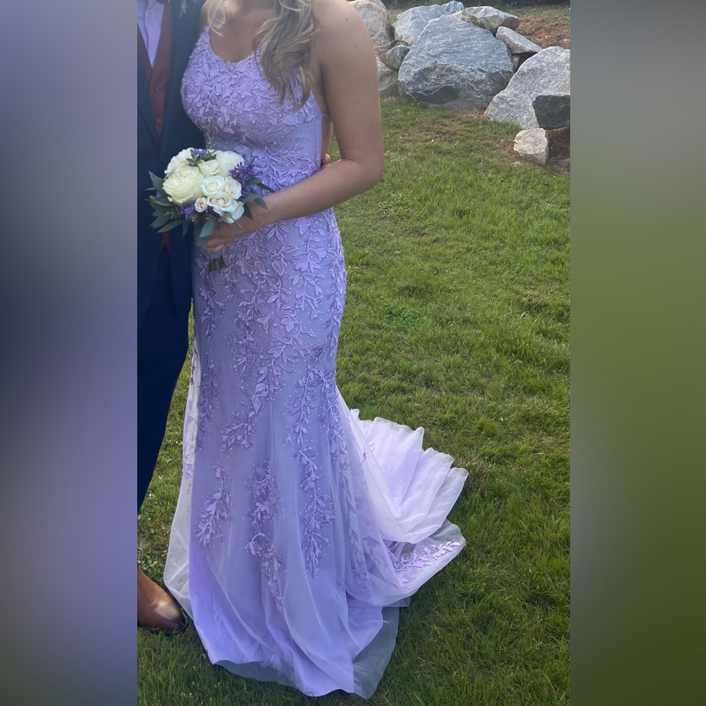 Lilac Sherri Hill Prom Dress #52338